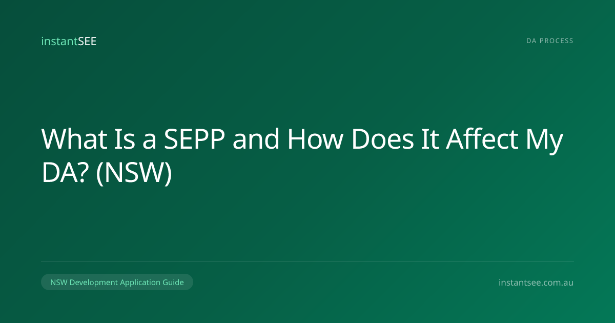 What Is a SEPP and How Does It Affect My DA | instantSEE