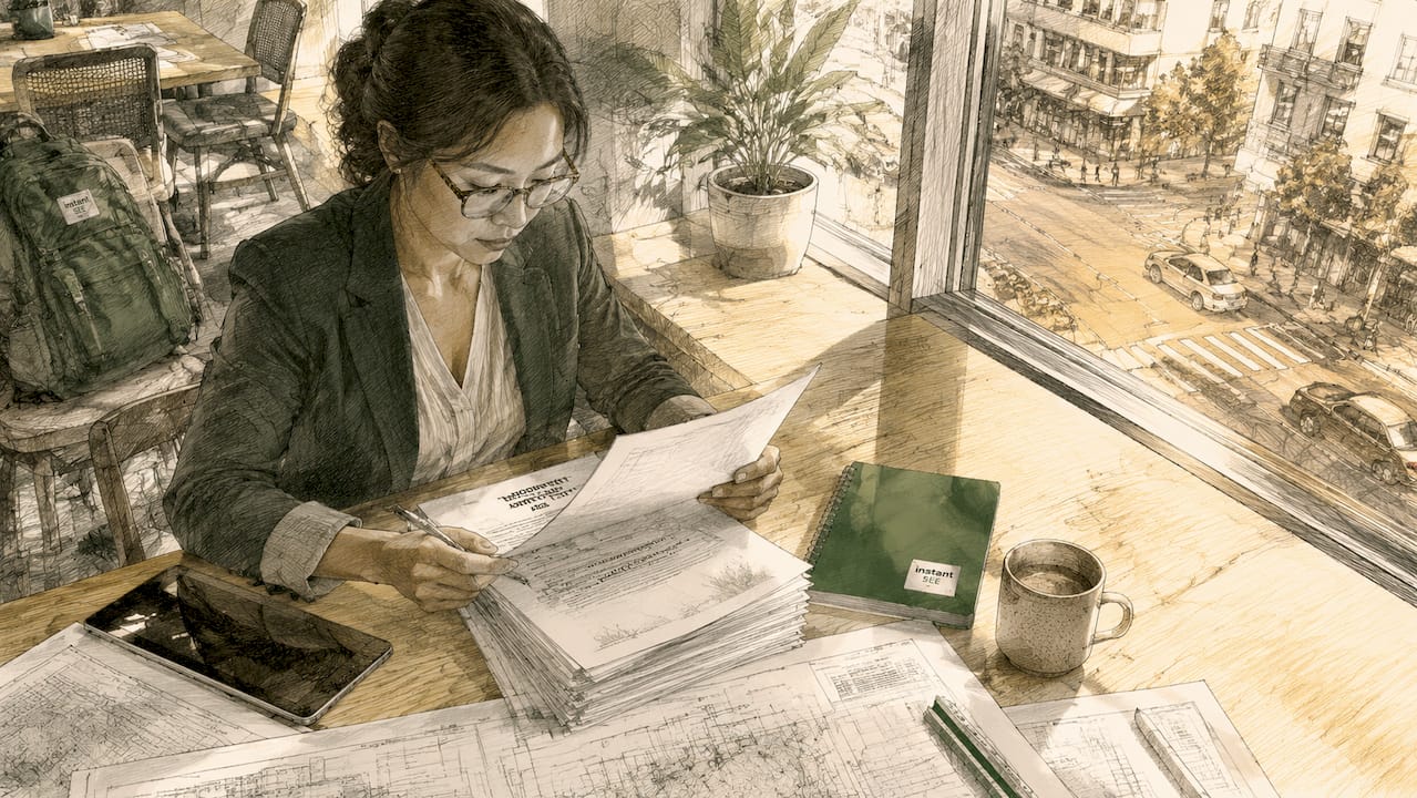 Professional reviewing site assessment reports